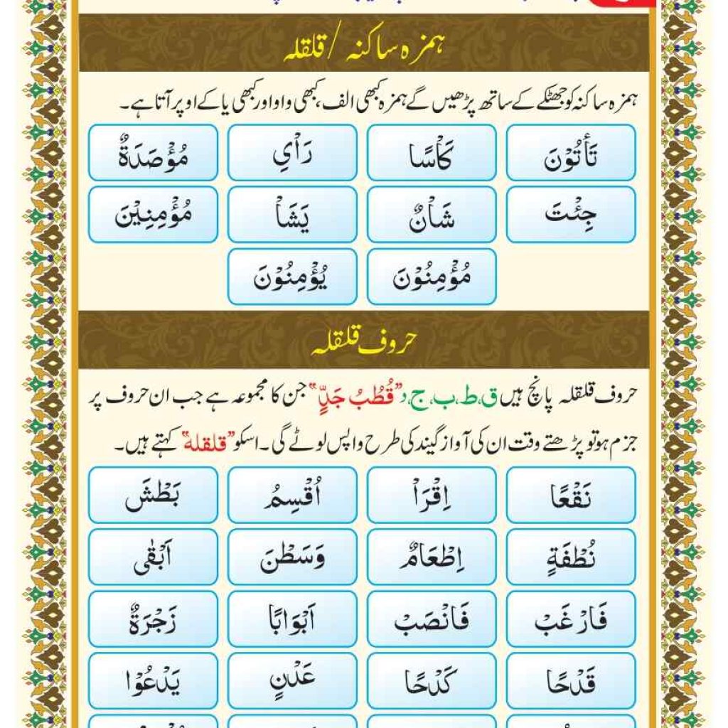 Noorani Qaida Lesson 11