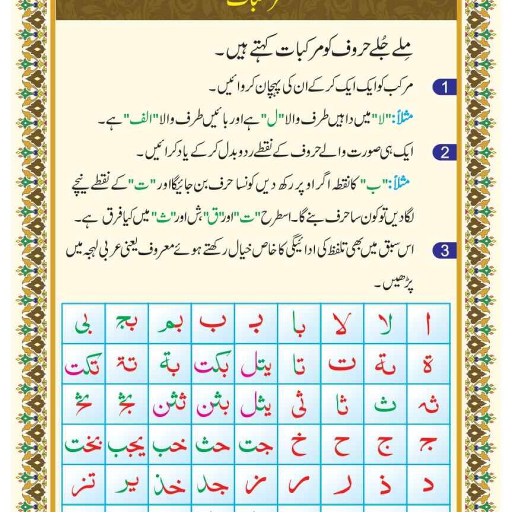 Noorani Qaida Lesson 3